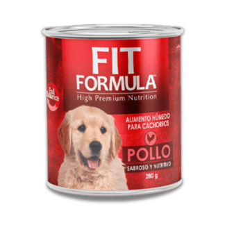 FIT LATA CACHORRO POLLO 280 GR
