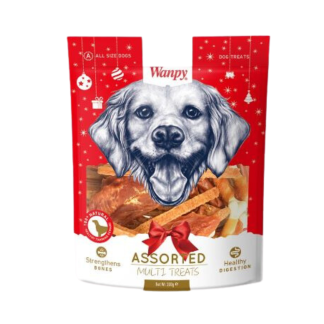 WANPY DOG ASSORTED MULTI TREATS 300 GR